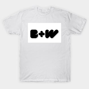 B+W Initial T-Shirt